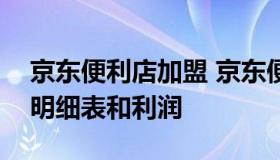 京东便利店加盟 京东便利店加盟条件及费用明细表和利润