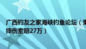 广西钓友之家海峡钓鱼论坛（東東天地：钓友违法钓鱼逃跑摔伤索赔27万）