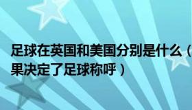 足球在英国和美国分别是什么（生命中的精灵1688：英美赛果决定了足球称呼）