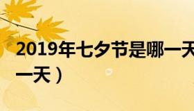 2019年七夕节是哪一天（2019的七夕节是哪一天）