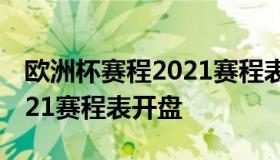 欧洲杯赛程2021赛程表盘口（欧洲杯赛程2021赛程表开盘