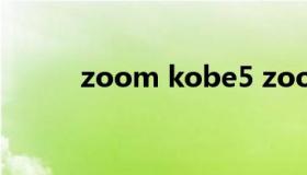 zoom kobe5 zoom kobe5和6