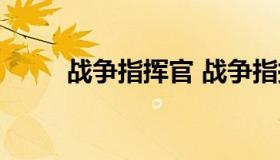 战争指挥官 战争指挥官模组下载）