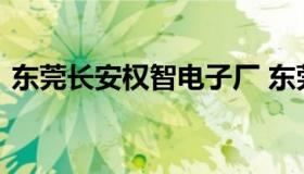 东莞长安权智电子厂 东莞长安权智电子厂网