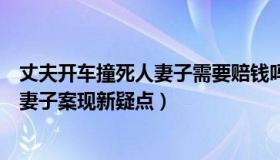 丈夫开车撞死人妻子需要赔钱吗（中京财经：丈夫开车碾轧妻子案现新疑点）