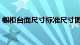 橱柜台面尺寸标准尺寸图解（橱柜台面尺寸）