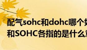 配气sohc和dohc哪个好（配气机构中DOHC和SOHC各指的是什么意思）