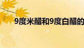 9度米醋和9度白醋的区别（9度米醋）