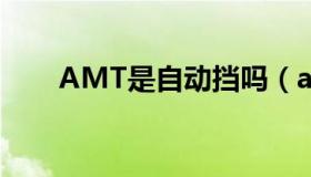 AMT是自动挡吗（amt是自动挡吗）