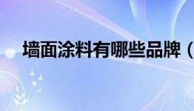 墙面涂料有哪些品牌（墙面涂料有哪些）