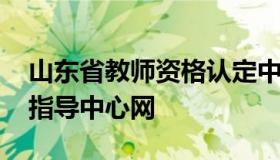 山东省教师资格认定中心 山东教师资格认定指导中心网