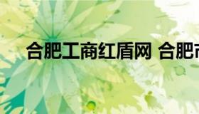 合肥工商红盾网 合肥市工商局红盾网站