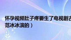 怀孕视频肚子疼要生了电视剧古代（古装怀孕肚子痛电视剧范冰冰演的）