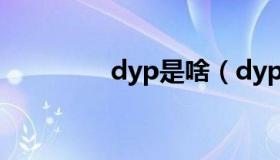 dyp是啥（dypp什么意思