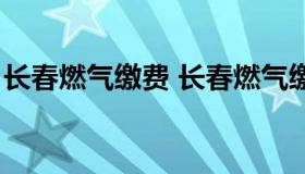 长春燃气缴费 长春燃气缴费后怎么恢复使用）