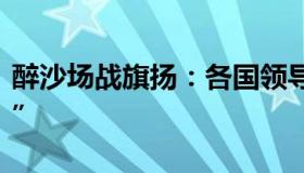 醉沙场战旗扬：各国领导人在联大“表达诉求”