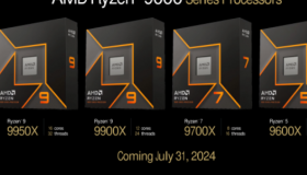 AMD已正式确认其下一代Ryzen9000Zen5台式机CPU将于7月31日发布