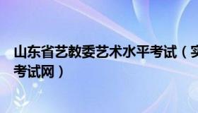 山东省艺教委艺术水平考试（实时快讯山东省学生艺术水平考试网）