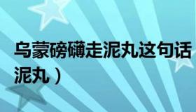 乌蒙磅礴走泥丸这句话（实时快讯乌蒙磅礴走泥丸）