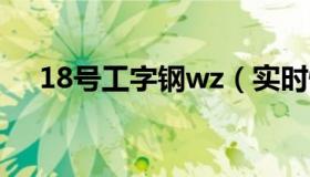 18号工字钢wz（实时快讯18号工字钢）