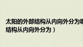 太阳的外部结构从内向外分为哪几层（实时快讯太阳的外部结构从内向外分为）